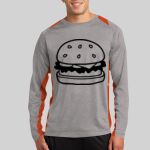 Long Sleeve Heather Colorblock Contender ™ Tee Thumbnail