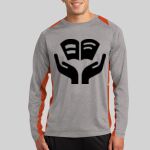 Long Sleeve Heather Colorblock Contender ™ Tee Thumbnail
