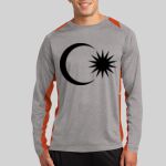 Long Sleeve Heather Colorblock Contender ™ Tee Thumbnail