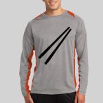 Long Sleeve Heather Colorblock Contender ™ Tee Thumbnail