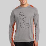 Long Sleeve Heather Colorblock Contender ™ Tee Thumbnail