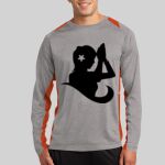 Long Sleeve Heather Colorblock Contender ™ Tee Thumbnail