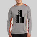 Long Sleeve Heather Colorblock Contender ™ Tee Thumbnail