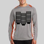 Long Sleeve Heather Colorblock Contender ™ Tee Thumbnail