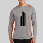 Long Sleeve Heather Colorblock Contender ™ Tee Thumbnail