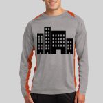 Long Sleeve Heather Colorblock Contender ™ Tee Thumbnail