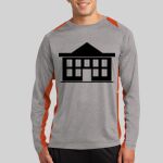 Long Sleeve Heather Colorblock Contender ™ Tee Thumbnail