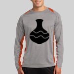 Long Sleeve Heather Colorblock Contender ™ Tee Thumbnail