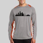 Long Sleeve Heather Colorblock Contender ™ Tee Thumbnail