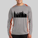 Long Sleeve Heather Colorblock Contender ™ Tee Thumbnail