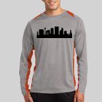 Long Sleeve Heather Colorblock Contender ™ Tee Thumbnail