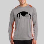 Long Sleeve Heather Colorblock Contender ™ Tee Thumbnail