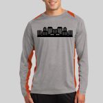 Long Sleeve Heather Colorblock Contender ™ Tee Thumbnail