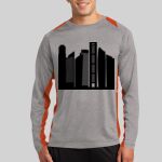 Long Sleeve Heather Colorblock Contender ™ Tee Thumbnail