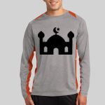 Long Sleeve Heather Colorblock Contender ™ Tee Thumbnail