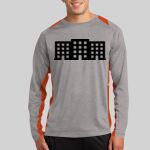 Long Sleeve Heather Colorblock Contender ™ Tee Thumbnail