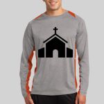 Long Sleeve Heather Colorblock Contender ™ Tee Thumbnail