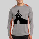 Long Sleeve Heather Colorblock Contender ™ Tee Thumbnail