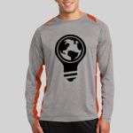 Long Sleeve Heather Colorblock Contender ™ Tee Thumbnail