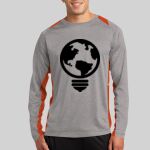 Long Sleeve Heather Colorblock Contender ™ Tee Thumbnail