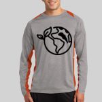 Long Sleeve Heather Colorblock Contender ™ Tee Thumbnail