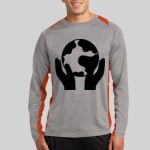 Long Sleeve Heather Colorblock Contender ™ Tee Thumbnail
