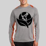 Long Sleeve Heather Colorblock Contender ™ Tee Thumbnail
