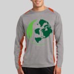 Long Sleeve Heather Colorblock Contender ™ Tee Thumbnail