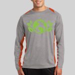 Long Sleeve Heather Colorblock Contender ™ Tee Thumbnail