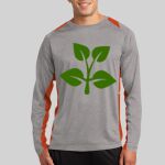 Long Sleeve Heather Colorblock Contender ™ Tee Thumbnail