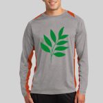 Long Sleeve Heather Colorblock Contender ™ Tee Thumbnail