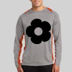 Long Sleeve Heather Colorblock Contender ™ Tee Thumbnail