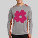 Long Sleeve Heather Colorblock Contender ™ Tee Thumbnail