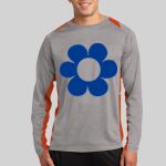 Long Sleeve Heather Colorblock Contender ™ Tee Thumbnail