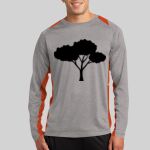 Long Sleeve Heather Colorblock Contender ™ Tee Thumbnail