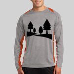 Long Sleeve Heather Colorblock Contender ™ Tee Thumbnail