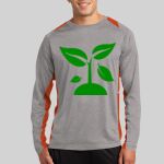 Long Sleeve Heather Colorblock Contender ™ Tee Thumbnail