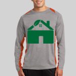 Long Sleeve Heather Colorblock Contender ™ Tee Thumbnail