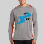 Long Sleeve Heather Colorblock Contender ™ Tee Thumbnail