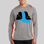 Long Sleeve Heather Colorblock Contender ™ Tee Thumbnail