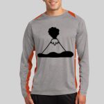 Long Sleeve Heather Colorblock Contender ™ Tee Thumbnail