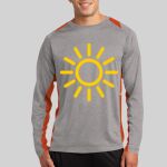 Long Sleeve Heather Colorblock Contender ™ Tee Thumbnail