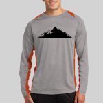 Long Sleeve Heather Colorblock Contender ™ Tee Thumbnail