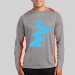 Long Sleeve Heather Colorblock Contender ™ Tee Thumbnail