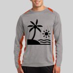 Long Sleeve Heather Colorblock Contender ™ Tee Thumbnail