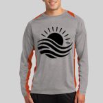 Long Sleeve Heather Colorblock Contender ™ Tee Thumbnail