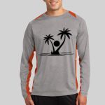 Long Sleeve Heather Colorblock Contender ™ Tee Thumbnail