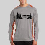 Long Sleeve Heather Colorblock Contender ™ Tee Thumbnail