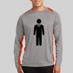 Long Sleeve Heather Colorblock Contender ™ Tee Thumbnail