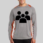 Long Sleeve Heather Colorblock Contender ™ Tee Thumbnail